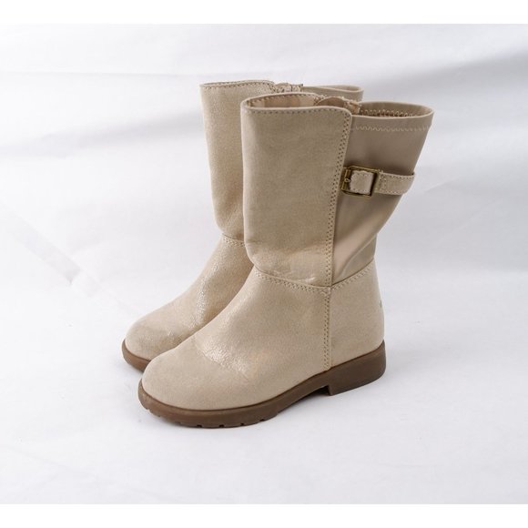 BEST GIRLS' STRIDE RITE WILLOW BOOTIE SHOE AND BOOT, GOLD LEATHER, 9 - Picture 10 of 10